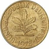 Reverse 10 Pfennig 1978 F