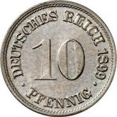 Obverse 10 Pfennig 1899 D