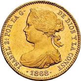 Obverse 10 Escudos 1868