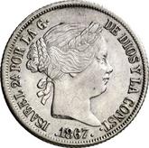 Obverse 20 Centavos 1867