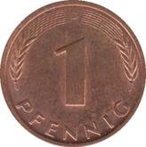 Obverse 1 Pfennig 1994 D