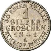 Reverse Silber Groschen 1841 A