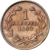 Reverse Kreuzer 1840