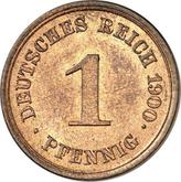 Obverse 1 Pfennig 1900 E