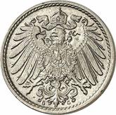 Reverse 5 Pfennig 1895 G