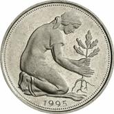Reverse 50 Pfennig 1995 A