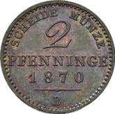 Reverse 1 Pfennig 1870 B
