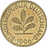 Reverse 10 Pfennig 1996 J