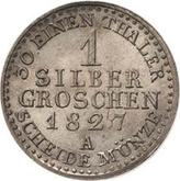 Reverse Silber Groschen 1827 A