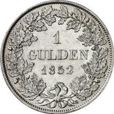 Reverse Gulden 1852