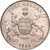 Reverse 2 Gulden 1846