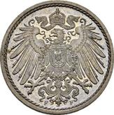 Reverse 5 Pfennig 1899 F