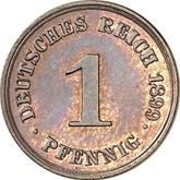 Obverse 1 Pfennig 1899 F