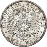 Reverse 2 Mark 1912 A Prussia