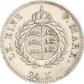 Reverse 24 Kreuzer 1825