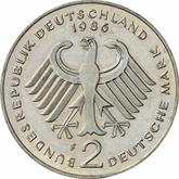 Reverse 2 Mark 1986 F Konrad Adenauer