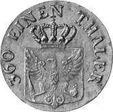 Obverse 1 Pfennig 1821 B