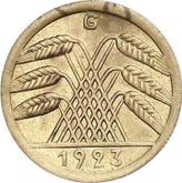 Reverse 50 Rentenpfennig 1923 G