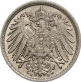 Reverse 5 Pfennig 1900 E