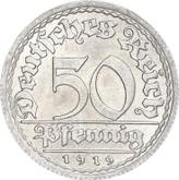 Obverse 50 Pfennig 1919 F