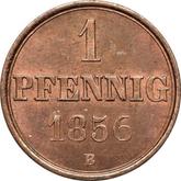 Reverse Pfennig 1856 B