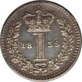 Reverse Penny 1835 Maundy