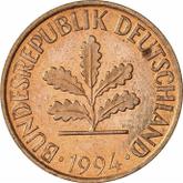 Reverse 2 Pfennig 1994 F
