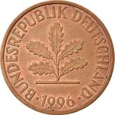 Reverse 2 Pfennig 1996 J