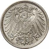 Reverse 5 Pfennig 1898 J