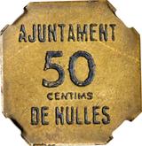 Obverse 50 Céntimos no date (1936-1939) Nulles