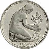 Reverse 50 Pfennig 1996 A