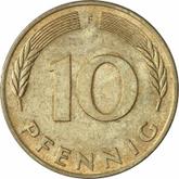 Obverse 10 Pfennig 1978 F
