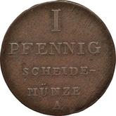 Reverse Pfennig 1833 A