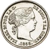 Obverse 10 Céntimos de escudo 1868
