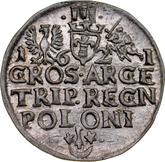 Reverse 3 Groszy (Trojak) 1621 Krakow Mint