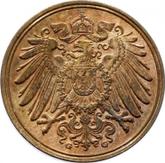 Reverse 1 Pfennig 1912 G