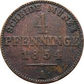 Reverse 4 Pfennig 1854 A