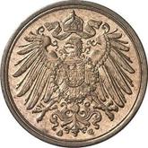 Reverse 1 Pfennig 1897 G