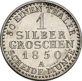 Reverse Silber Groschen 1850 A