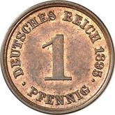 Obverse 1 Pfennig 1895 E