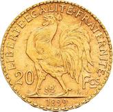 Reverse 20 Francs 1899 A