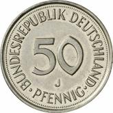 Obverse 50 Pfennig 1978 J