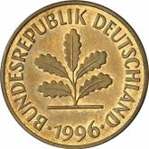 Reverse 5 Pfennig 1996 A