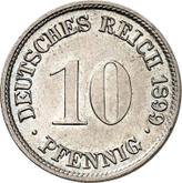 Obverse 10 Pfennig 1899 G