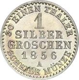 Reverse Silber Groschen 1856 A