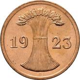 Reverse 2 Rentenpfennig 1923 D