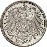 Reverse 5 Pfennig 1899 G