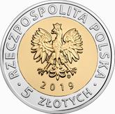 Obverse 5 Zlotych 2019 The Monuments of Frombork