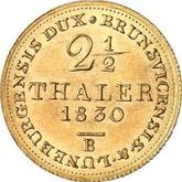 Reverse 2 1/2 Thaler 1830 B