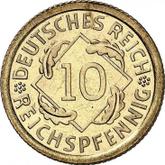 Obverse 10 Reichspfennig 1925 A